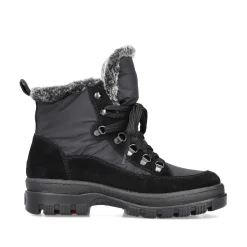 Hot Women'S Corded Boots Night Black Ladies Ankle Boots & Boots