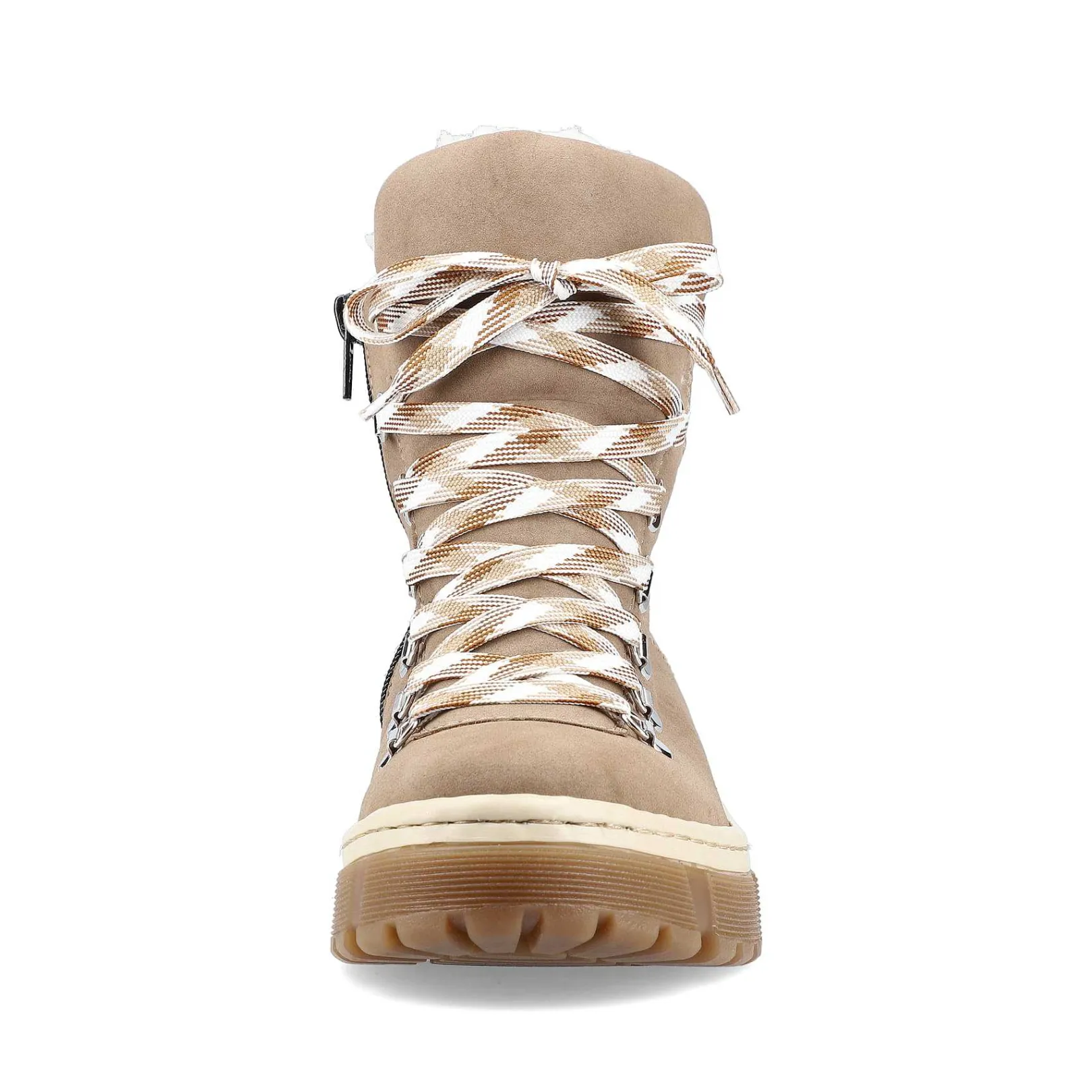 Discount Women'S Corded Boots Brown Beige Ladies Ankle Boots & Boots