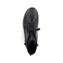 Online Women'S Corded Boots Deep Black Ladies Ankle Boots & Boots