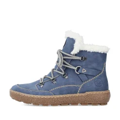 Sale Women'S Corded Boots Sky Blue Ladies Ankle Boots & Boots