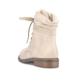 Sale Women'S Corded Boots Vanilla Beige Ladies Ankle Boots & Boots
