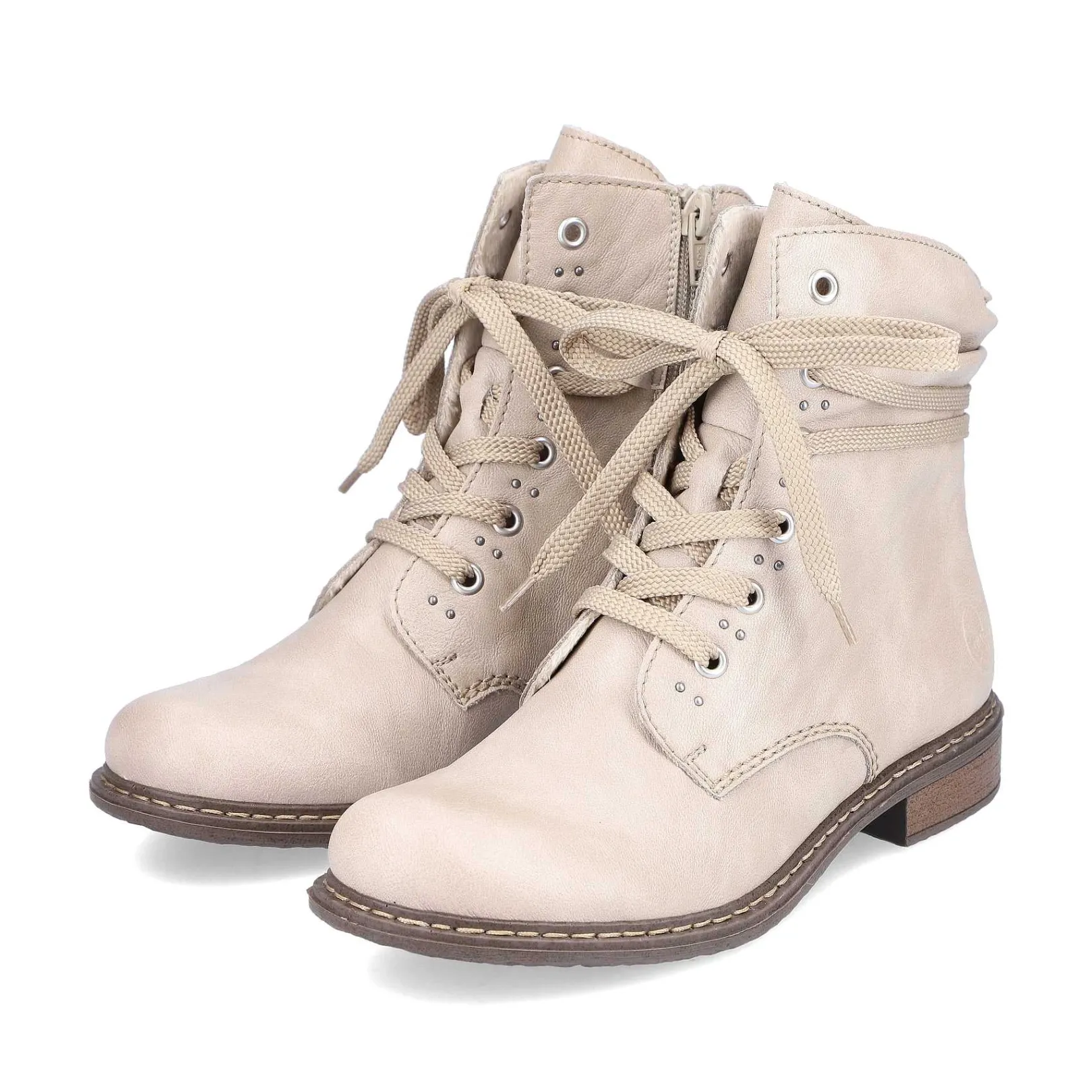Sale Women'S Corded Boots Vanilla Beige Ladies Ankle Boots & Boots