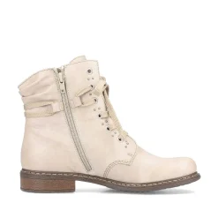 Sale Women'S Corded Boots Vanilla Beige Ladies Ankle Boots & Boots