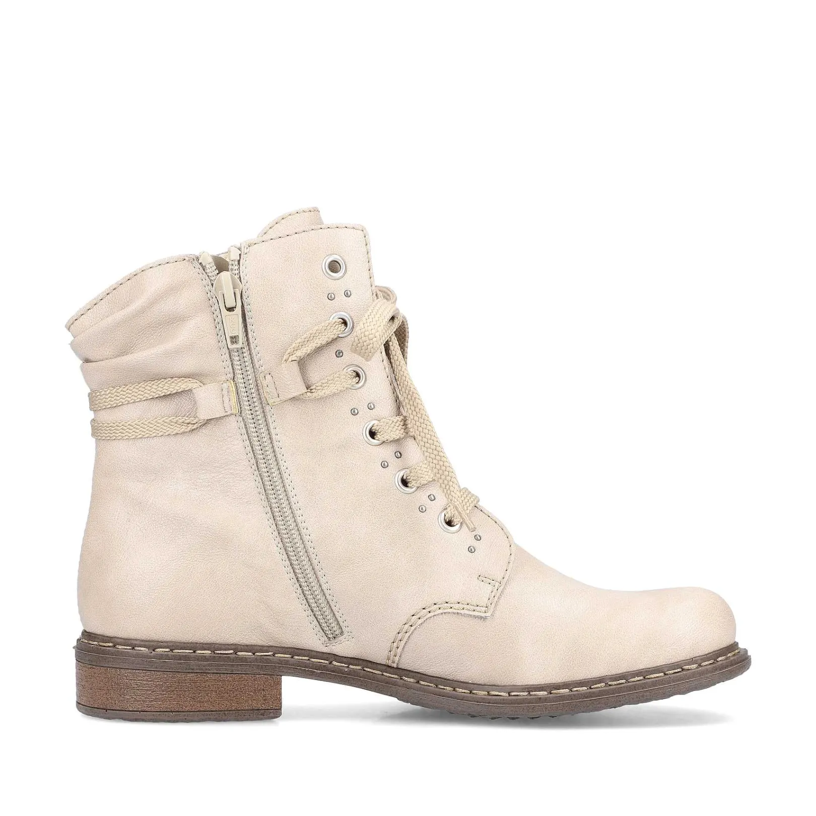 Sale Women'S Corded Boots Vanilla Beige Ladies Ankle Boots & Boots