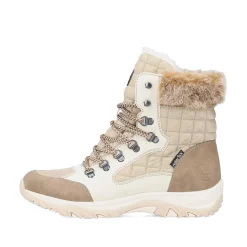 Hot Women'S Corded Boots Brown Beige Ladies Ankle Boots & Boots