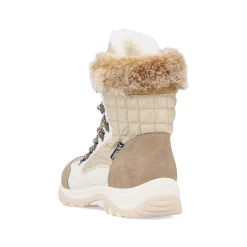 Hot Women'S Corded Boots Brown Beige Ladies Ankle Boots & Boots