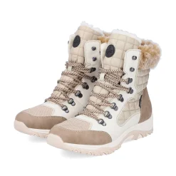 Hot Women'S Corded Boots Brown Beige Ladies Ankle Boots & Boots