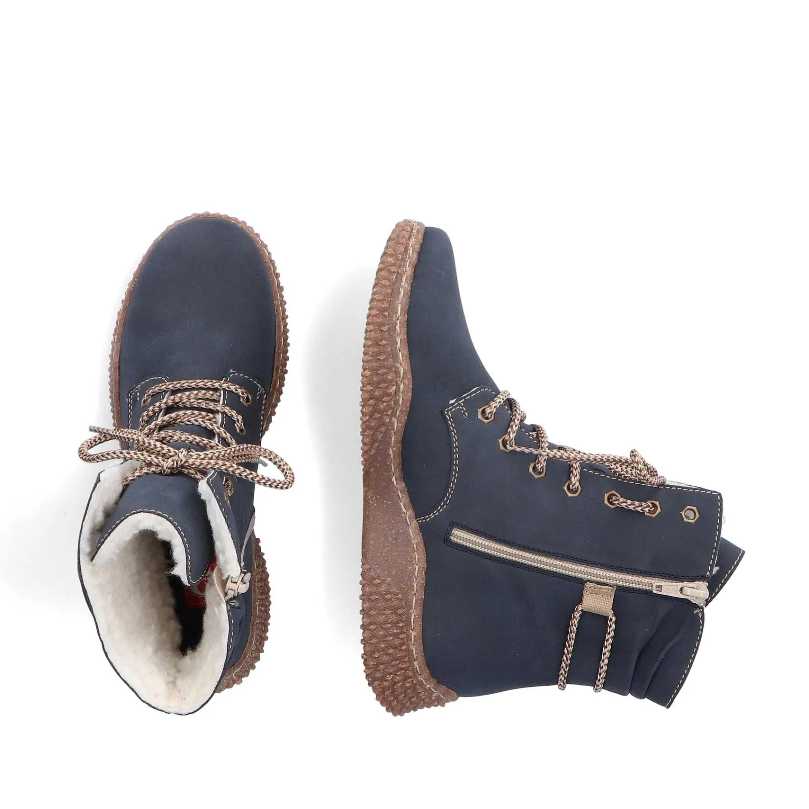 Sale Women'S Corded Boots Royal Blue Ladies Ankle Boots & Boots