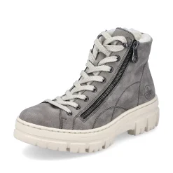 Outlet Women'S Corded Boots Dust Gray Ladies Ankle Boots & Boots