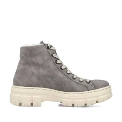 Outlet Women'S Corded Boots Dust Gray Ladies Ankle Boots & Boots