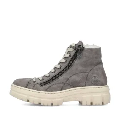 Outlet Women'S Corded Boots Dust Gray Ladies Ankle Boots & Boots