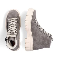 Outlet Women'S Corded Boots Dust Gray Ladies Ankle Boots & Boots