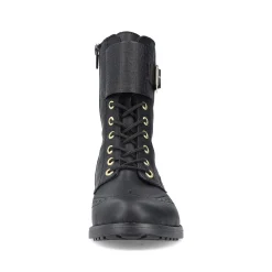 Hot Women'S Corded Boots Asphalt Black Ladies Ankle Boots & Boots