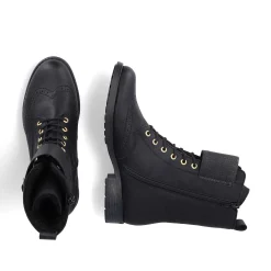 Hot Women'S Corded Boots Asphalt Black Ladies Ankle Boots & Boots