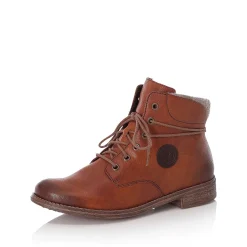 New Women'S Corded Boots Cinnamon Brown Ladies Ankle Boots & Boots