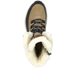 Clearance Women'S Corded Boots Sand Beige Ladies Ankle Boots & Boots