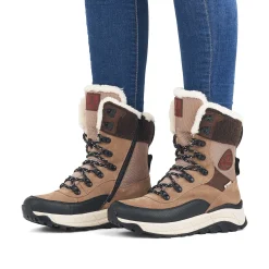 Clearance Women'S Corded Boots Sand Beige Ladies Ankle Boots & Boots