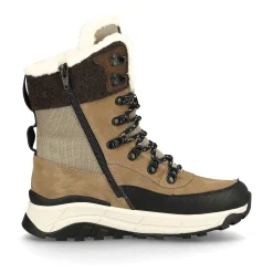 Clearance Women'S Corded Boots Sand Beige Ladies Ankle Boots & Boots