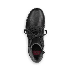 Outlet Women'S Corded Boots Asphalt Black Ladies Ankle Boots & Boots