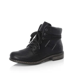 Outlet Women'S Corded Boots Asphalt Black Ladies Ankle Boots & Boots