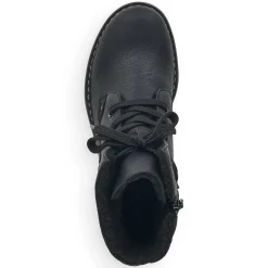 Women'S Corded Boots Asphalt Black Ladies Ankle Boots & Boots