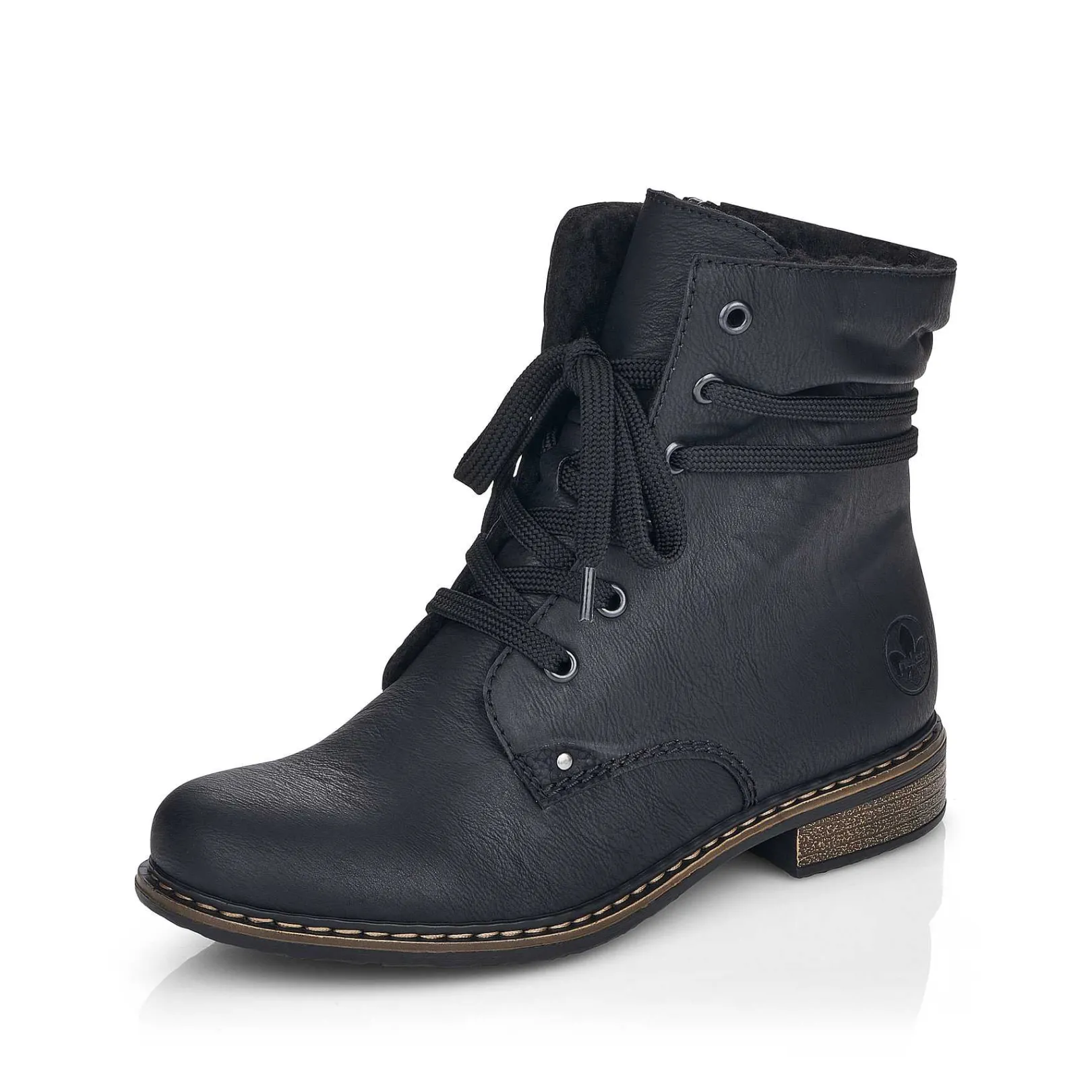 Women'S Corded Boots Asphalt Black Ladies Ankle Boots & Boots