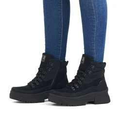 Discount Women'S Corded Boots Diamond Black Ladies Ankle Boots & Boots