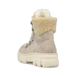 Discount Women'S Corded Boots Sand Beige Ladies Ankle Boots & Boots