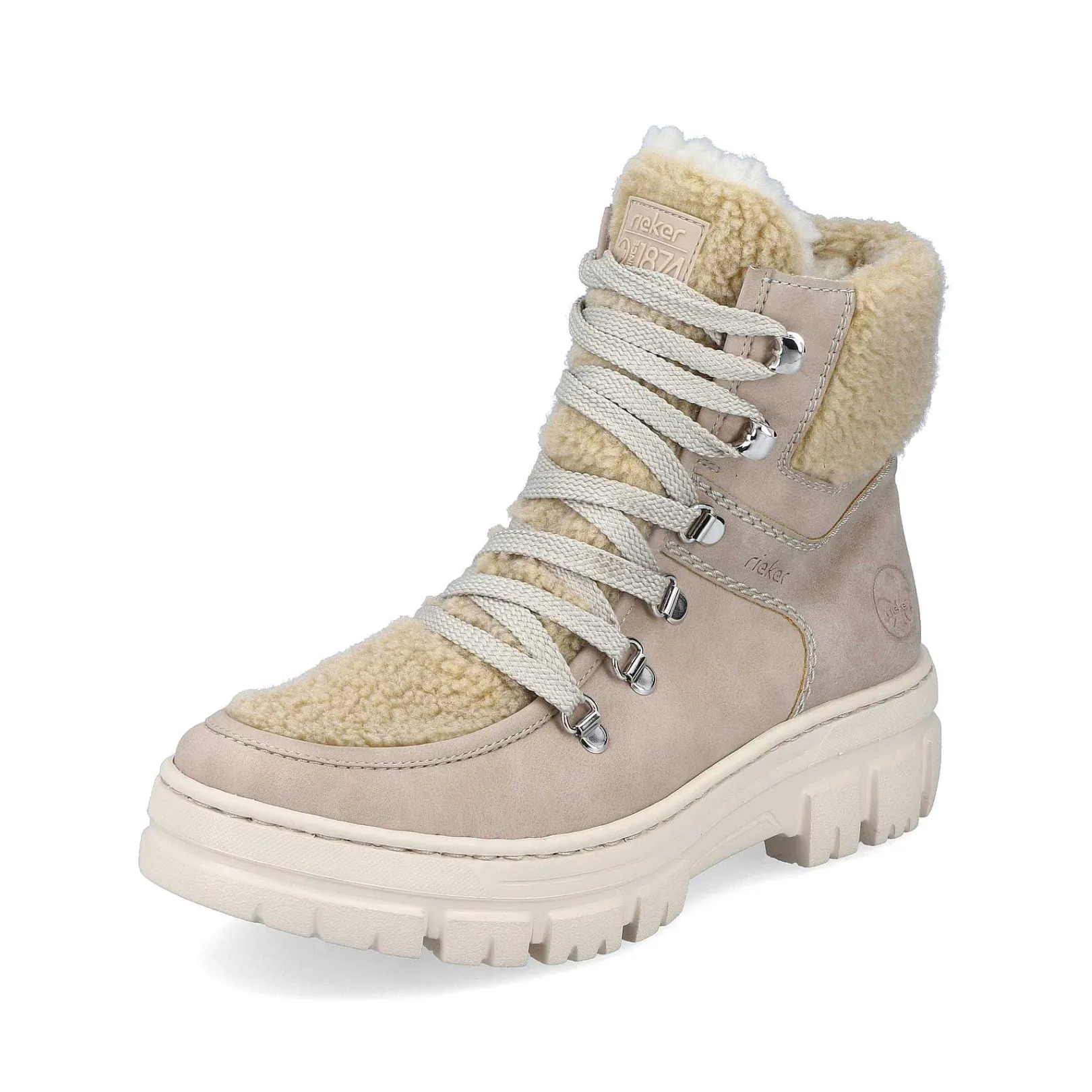 Discount Women'S Corded Boots Sand Beige Ladies Ankle Boots & Boots