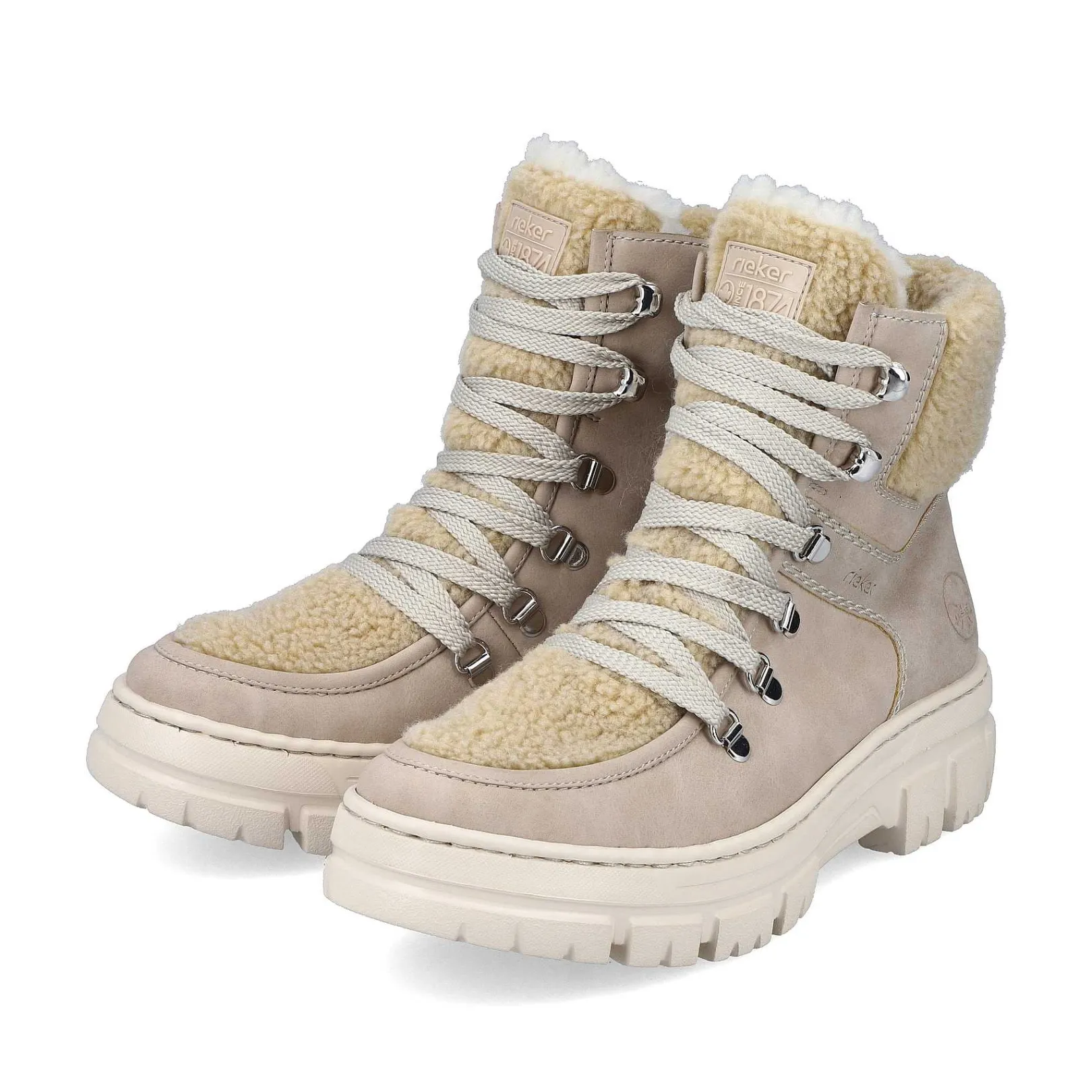 Discount Women'S Corded Boots Sand Beige Ladies Ankle Boots & Boots