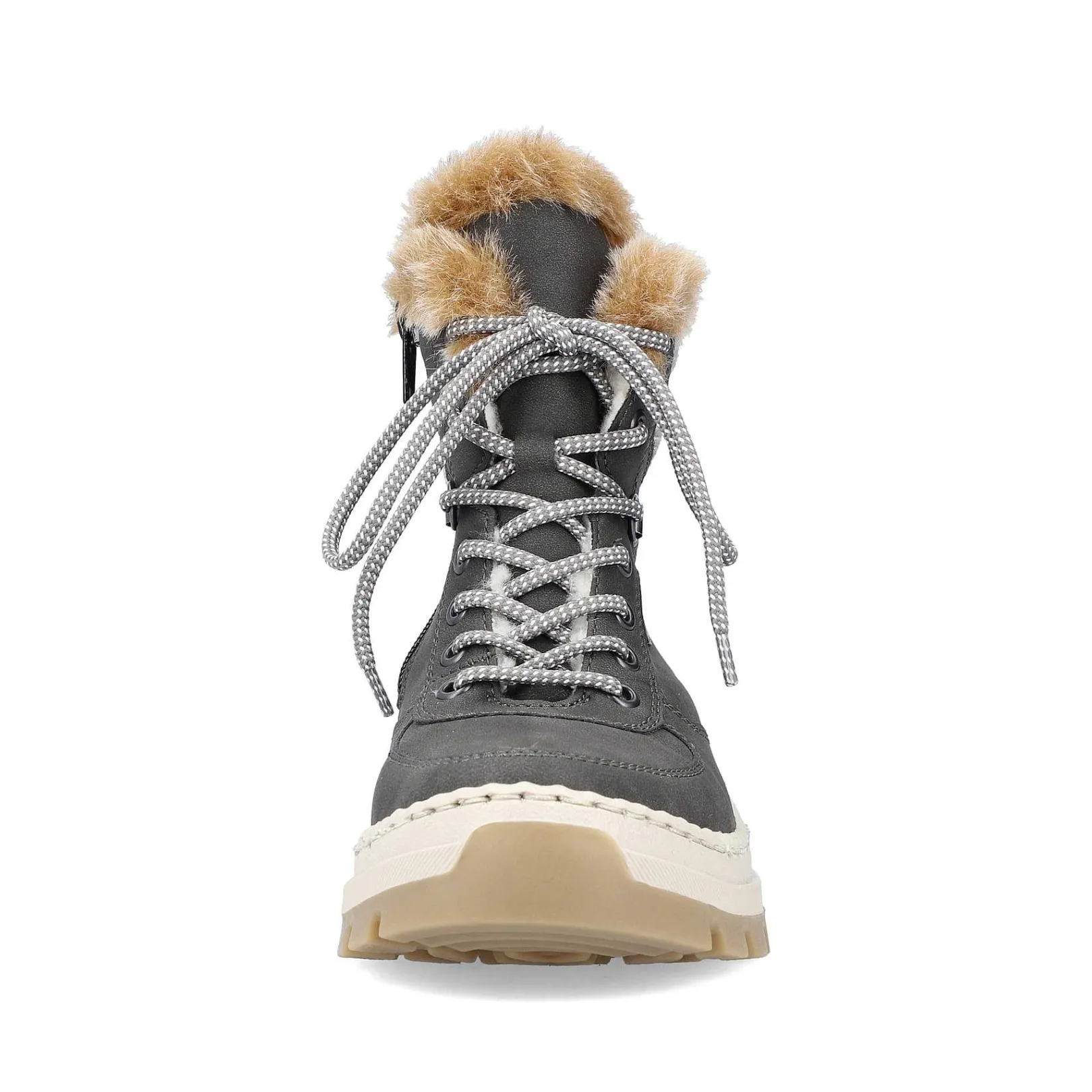 Clearance Women'S Corded Boots Granite Gray Ladies Ankle Boots & Boots