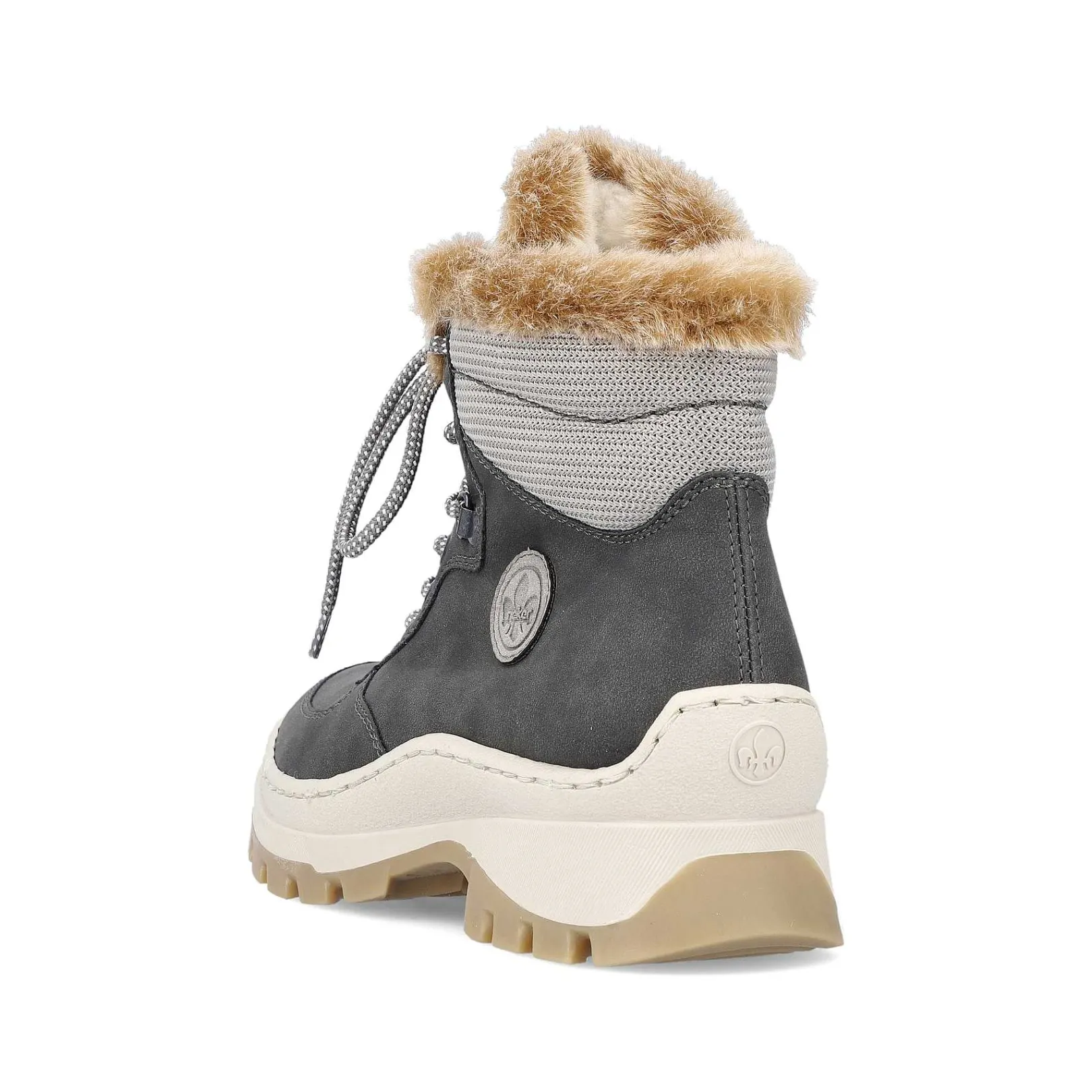Clearance Women'S Corded Boots Granite Gray Ladies Ankle Boots & Boots