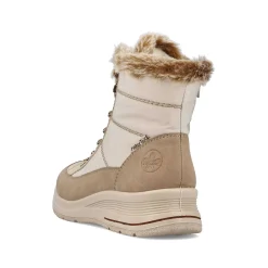 Clearance Women'S Corded Boots Vanilla Beige Ladies Ankle Boots & Boots