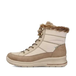 Clearance Women'S Corded Boots Vanilla Beige Ladies Ankle Boots & Boots