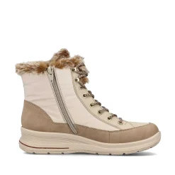 Clearance Women'S Corded Boots Vanilla Beige Ladies Ankle Boots & Boots