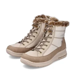 Clearance Women'S Corded Boots Vanilla Beige Ladies Ankle Boots & Boots