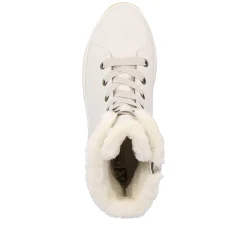 New Women'S Corded Boots Frost White Ladies Ankle Boots & Boots