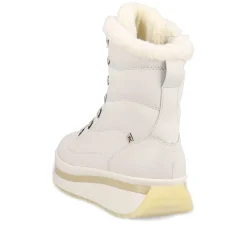 New Women'S Corded Boots Frost White Ladies Ankle Boots & Boots