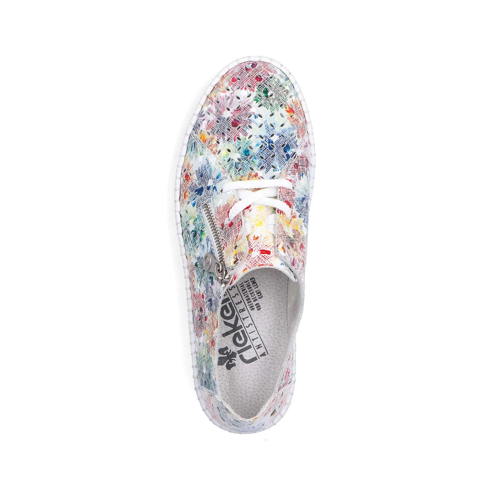 New Women'S Floral Lace-Up Shoes Ladies Low Shoes & Slippers