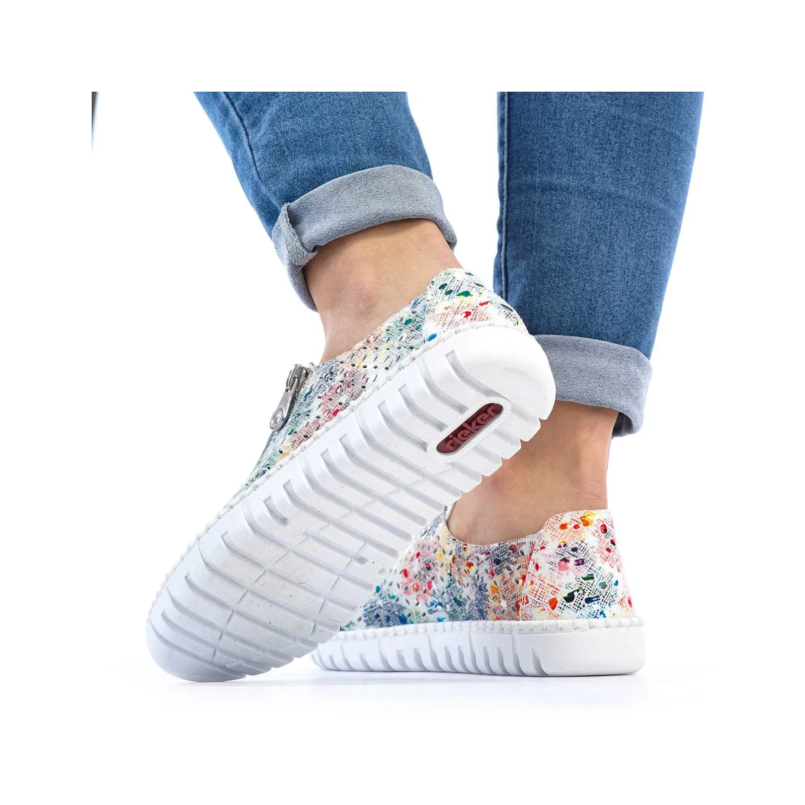New Women'S Floral Lace-Up Shoes Ladies Low Shoes & Slippers