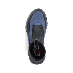 Clearance Women'S High Sneaker Asphalt Black-Ocean Blue Ladies Sneakers