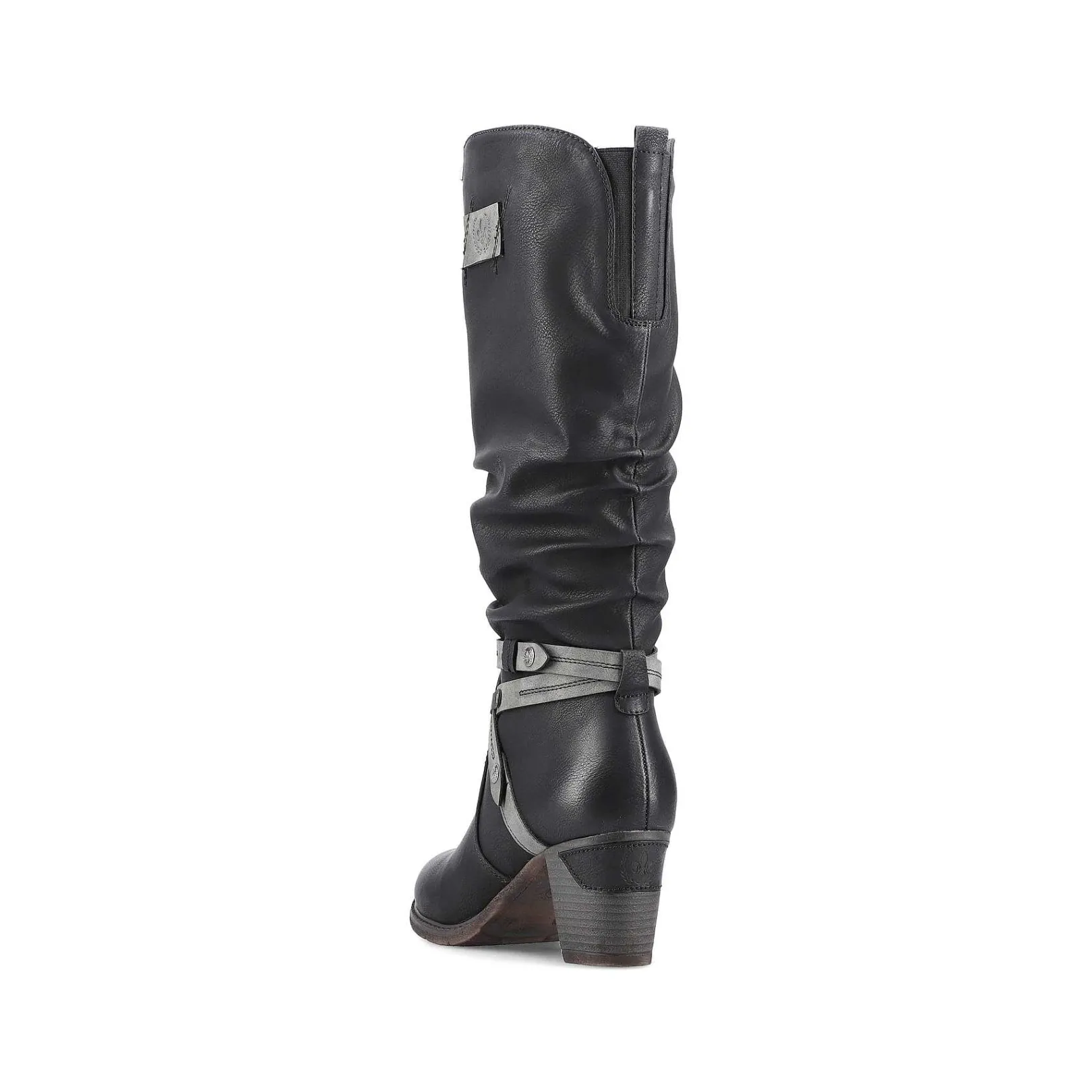 Online Women'S High-Shaft Boots Deep Black Ladies Ankle Boots & Boots