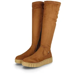 Online Women'S High-Shaft Boots Caramel Brown Ladies Ankle Boots & Boots