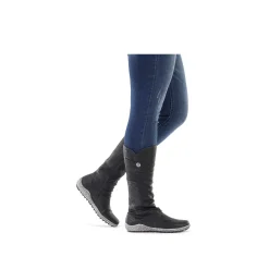 Outlet Women'S High-Shaft Boots Deep Black Ladies Ankle Boots & Boots