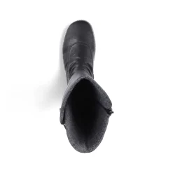 Outlet Women'S High-Shaft Boots Deep Black Ladies Ankle Boots & Boots