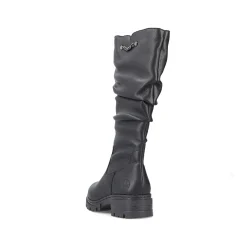 Women'S High-Shaft Boots Night Black Ladies Ankle Boots & Boots