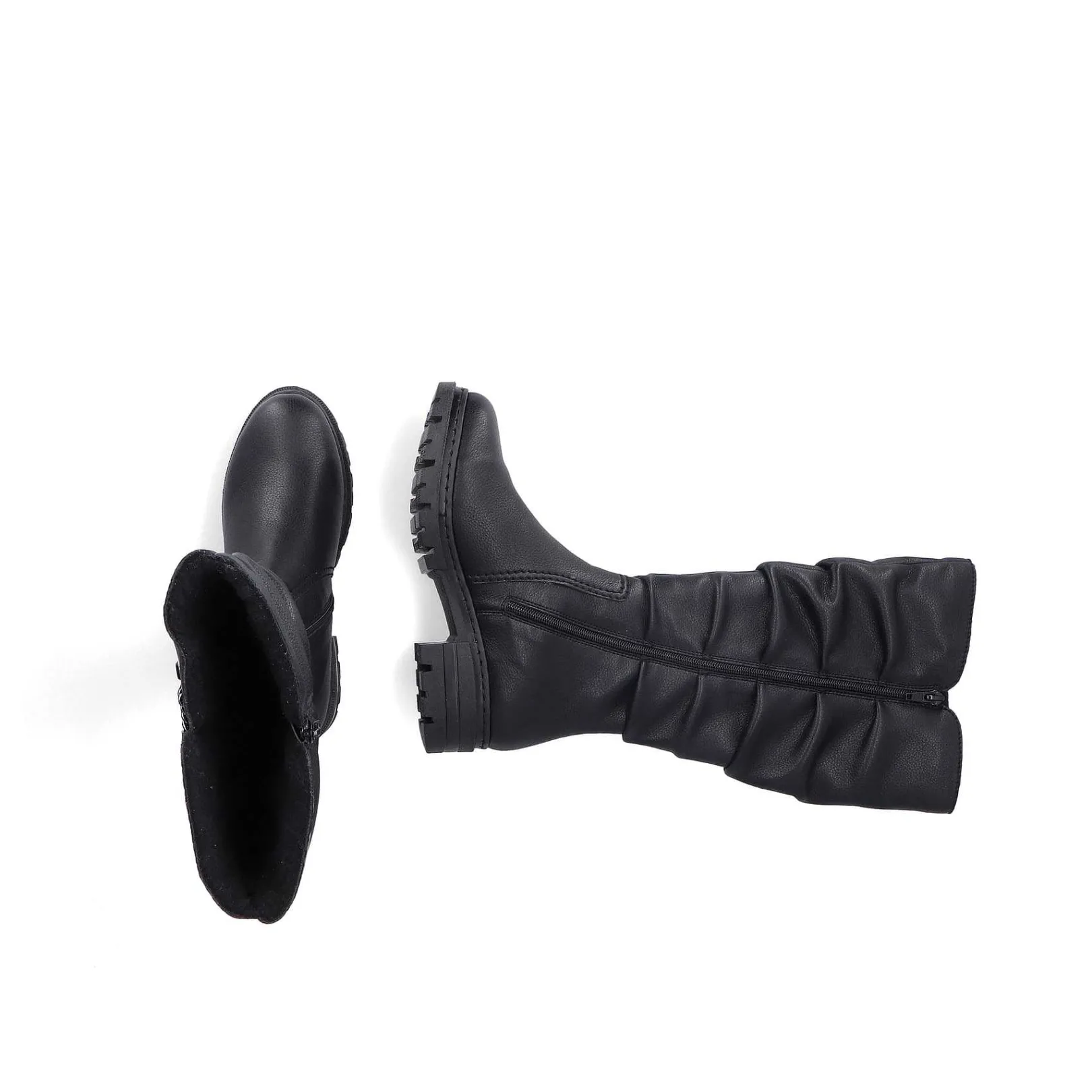 Women'S High-Shaft Boots Night Black Ladies Ankle Boots & Boots