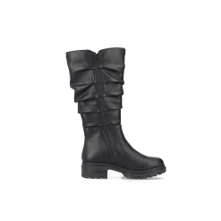 Women'S High-Shaft Boots Night Black Ladies Ankle Boots & Boots