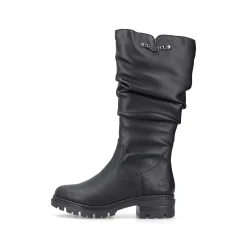 Women'S High-Shaft Boots Night Black Ladies Ankle Boots & Boots
