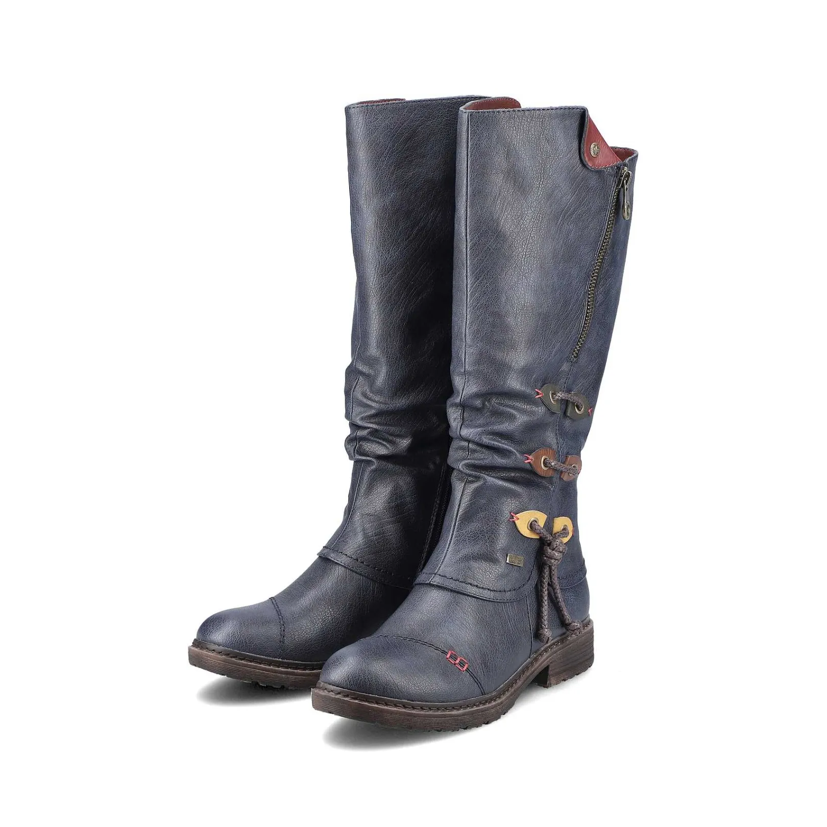 Clearance Women'S High-Shaft Boots Ocean Blue Ladies Ankle Boots & Boots